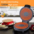 Mini Waffle Ice Cream Cone Maker, 1200W Electric Nonstick Waffler Iron for Homemade Ice Cream Cones