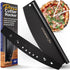 KitchenStar 16-Inch Pizza Cutter Rocker Blade - Sharp Stainless Steel Slicer Knife, Large Black Nonstick