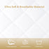 18'', Quilted Fitted Twin Mattress Pad Cover, Waterproof Mattress Protector, Deep Pocket Elastic Fits Up to Breathable