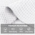 50 Pack 12 12 Inches HOMEXCEL Waffle Weave Microfiber Towel, Lint Free Bulk Cleaning Rags, x Barista Towels, Reusable