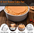 8 Inch Round Cake Pan, Non-Stick Cake Baking Pans with Removable Bottom, Aluminum Cheesecake Pan, Chiffon Cake Mould