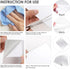 BBTO 20 Pcs Mirror Sheets, 8''x 10'' Self Adhesive Non-Glass Cut to Size Mirror Stickers for DIY Craft