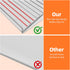 4 2 Set (8 Packs) 11" 22" MUDEELA Clear Spice Drawer Organizer, Tier- Spice Rack for Drawer, Expandable From to Kitchen