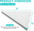 12" SUS304 Qeke Bathroom Corner Shelf, Recessed Shower Shelf Caddy, Stainless Steel Shelf Wall Mount Triangular, No