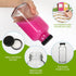 12 oz 12Pack, 360ml (12fl.oz, Set 12) Alotpower Glass Juice Bottles with Lids Square Reusable Drinking Bottles