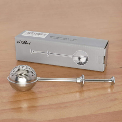 HULISEN Flour Duster for Baking, One-Handed Operation, 304 Stainless Steel Powdered Sugar Shaker, Gift Package