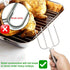 KAYCROWN Stainless Steel Turkey & Roast Lifters - Set of 2 Poultry Forks for Thanksgiving