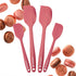 StarPack Premium Silicone Spatula Set of 4 - 2 Small, 2 Large, High Heat Resistant to 600°F, Non Stick Design