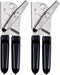 EZ-DUZ-IT Deluxe Can Opener with Black Grips - Set of 2