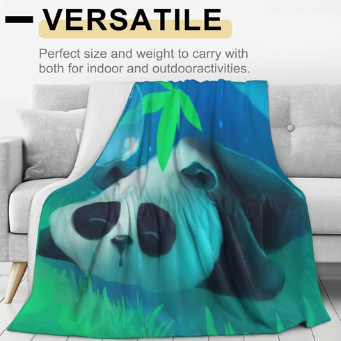 Cozy 60x80in Cool Wolf Blanket Majestic Forest Throw Blankets,Birthday Gifts for Kids Men Women & Wildlife