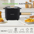 Audecook Hot Pot Electric 2L - Ceramic Glaze Non-Stick Frying Pan, Portable Cooker for Ramen, Steak, Fried Rice, with