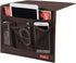 Bedside Storage Organizer - Classic 4 Pockets Table Cabinet Caddy for Remotes, Phone, Glasses, Coffee