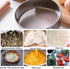 Flour Sifter Stainless Steel Fine Mesh Strainers, 11.8 Inch 60 Mesh Round Flour Sieve for Baking Cake and Bread