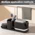 Kitchen Soap Dispenser Set with Tray and Sponge Holder, 3-in-1 Kitchen Sink Countertop Storage Organizer