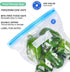 Sous Vide Bags Reusable 27Pcs, BPA Free Vacuum Sealer Bags for Food Storage - 20Pcs Zipper Bags & 2 Seal Clips
