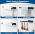 SUS304 Steel(1, theaoo Paper Towel Holder - Under Cabinet Paper Towel Holder for Kitchen, Adhesive Paper Towel Roll