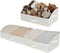 GRANNY SAYS Shelf Storage Baskets, Clothes Storage Bin, Organizer and Storage Bins, Jumbo Trapezoid Boxes, Pearl White,