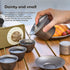 200ML Set 3 35ml Set Ti3124D iBasingo Titanium Gaiwan Kung Fu Teacup with Lid and Saucer Lightweight Portable Chinese