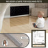 4'6' Area Floor Mat for Under High Chair, Transparent No Slip Waterproof Vinyl Area Rug for Home, Spill Resistant Hard