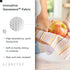 3-Pack Set GEOMETRY Kitchen Dish Cloths - Quick Dry Dishcloths for Kitchen - Premium Dish Rags with Geoweave - Stripe