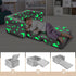 SLIGUY Kids Chair, Toddler Couch, Fold Out Sofa Chair, Toddlers Convertible Sofa to Lounger Pull Out Couch, Glow in The