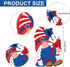 3 Pieces American Gnome Wooden Signs, Patriotic Table Decorations for Independence Day, Memorial Day, Veteran Day Party