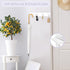 VIS'V Key Holder Wall Mount, Large Metal Self Adhesive Key Hanger with 4 Hooks, No Drilling, White