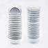 Gifbera Mini Foil Baking Cups, 300-Count Silver Cupcake Liners in Mini Size
