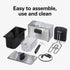 Hamilton Beach Professional Style Electric Deep Fryer, 1500 Watts, 3 Liters, Stainless Steel