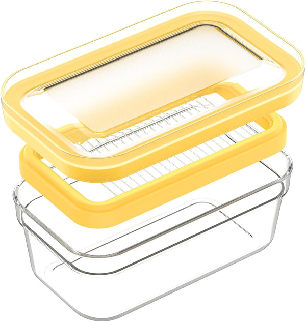 UNIVIVO Airtight Butter Slicer Cutter and Keeper - 280g Butter Storage Container