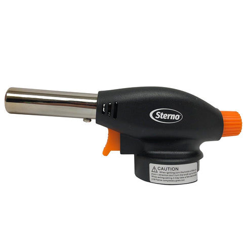 Sterno Butane Torch Lighter - Kitchen Blow Torch with Automatic Safety Shut-Off, Compatible with Most Butane Canisters