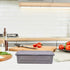 Cabilock Cutlery Organizer Flatware Tray with Lid, Utensil Holder for Drawer Countertop