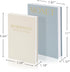 Set 2 Beautiful Decorative Books - of Linen Boxes Enhance Your Coffee Table, Bookshelf or Mantel Decor - Stylish