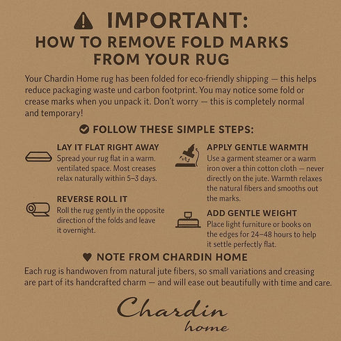 '-18x30 Inch Chardin home Hand Woven Natural Jute Braided Rug Oval | Vintage Boho Reversible Doormat for Entryway, Front