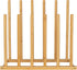 6 Bamboo Pair Boot Rack, Natural
