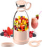 OTPEIR Personal Size Blender, Portable Battery Powered USB Blender (Pink)