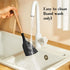 Silicone Kitchen Utensils Set, 28PCS Large Cooking Utensils with Holder, Wooden Handles, Spatula, Spoon, Whisk, Black