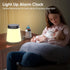 AGQQ 21 12 Dimmable Sunrise Alarm Clock with Wake Up Light & White Noise Machine - Soothing Sounds, Color Night Lights