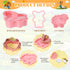 16 Pcs Farm Animal Cookie Cutters with Plunger Stamps Set, Fun 3D Animal Shape Cookie Mold for Baking Birthday