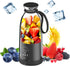 Portable Blender, 500ML Personal Blender for Shakes and Smoothies, USB Rechargeable with Six Blades for Travel
