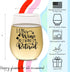 GLASSICLE Retirement Wine Glass - 15 Oz Scratch-Resistant Funny Glass - Unique Gifts for Women, Printed in the USA
