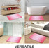 OLANLY Pink Bathroom Rug Mat 36x24, Extra Soft Absorbent Microfiber Non-Slip Plush Shaggy Bath Carpet