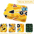 40"50" Excavator Toys Gifts for Kids Glow in The Dark Truck Blanket Construction Blankets Soft Tractor Throw Blankets