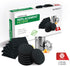 12 Pieces Counter Top Activated Carbon Compost Bin Filters - Extra Thick Indoor Pail Replacement Charcoal Filters