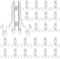 48 Pieces Mini Easel Stands Clear Plastic Plate Holder for Display Picture Frame Collectibles Desktop Weddings Party