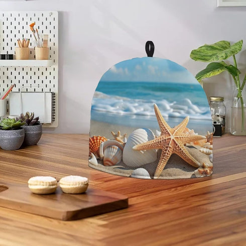 Starfish Tea Cosy for Teapot, Beach Kettle Dust Cover, Home Kitchen Decorative Tea Cozies