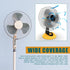 16 Inch Plastic Fan Blades - Universal Replacement for Household Standing Fan Accessories