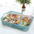 Weaving Plastic Baskets, Set of 6 A4 Paper Storage Trays