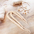 Set 2 Wood Bead Curtain Tiebacks, KLOGTSIND of Curtain Holdbacks for Thin or Thick Window Draperies, Boho Farmhouse