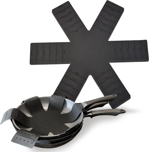 Pot and Pan Protectors for Stacking, 3 Pack Cookware Separators, Anti-Slip Foldable